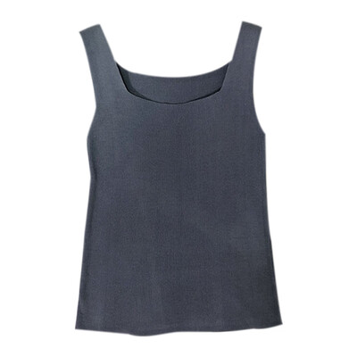 Women Summer New Style Breathable Solid Color Concise Casual All-match Camisole Top 
Women Summer New Style Breathable Solid Color Concise Casual All-match Camisole Top