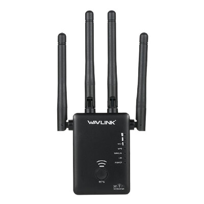 Wavlink AC1200 Dual Band WiFi Router Wireless Range Extender Wi-Fi Signal Booster Amplifier with 2 Ethernet Ports&4 Extern
Wavlink AC1200 Dual Band WiFi Router Wireless Range Extender Wi-Fi Signal Booster Amplifier with 2 Ethernet Ports&4 Extern