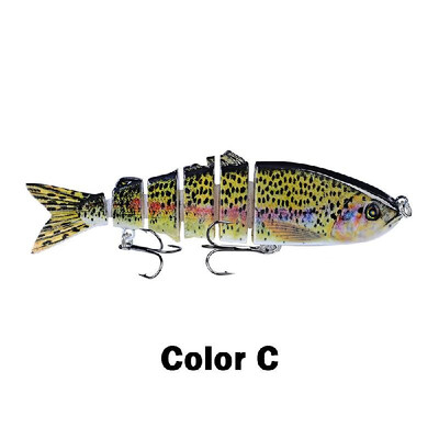 12cm 185g Fishing Lure Hard Bait Multi Segments Swimbait Crankbait Artificial Fishing Lure Bait with Treble Hooks
12cm 185g Fishing Lure Hard Bait Multi Segments Swimbait Crankbait Artificial Fishing Lure Bait with Treble Hooks