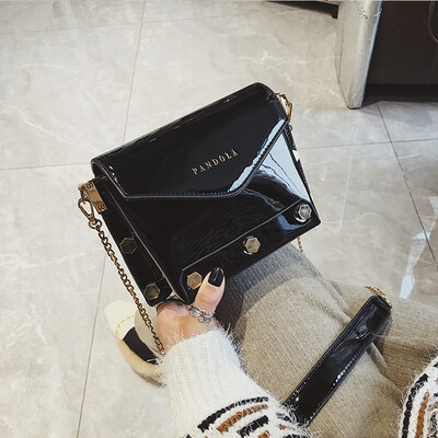 Bag female 2019 new tide ins super fire fashion patent leather casual rivet wild chain shoulder slung handbag
Bag female 2019 new tide ins super fire fashion patent leather casual rivet wild chain shoulder slung handbag