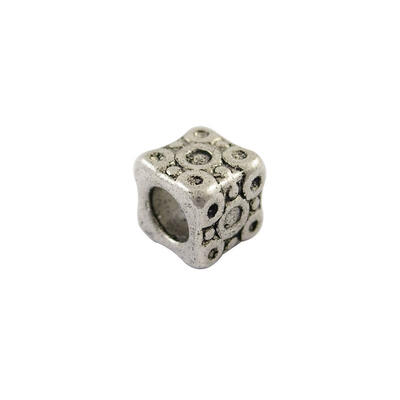 Large Hole Cube beads Tibetan Style Alloy European Beads Lead Free&Cadmium Free Antique Silver Size about 11mm long
Large Hole Cube beads Tibetan Style Alloy European Beads Lead Free&Cadmium Free Antique Silver Size about 11mm long