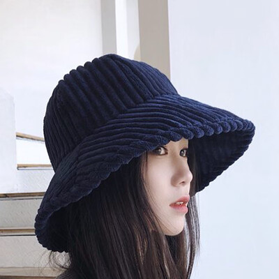 Fishermans Hat Female Japanese Corduroy Autumn&Winter Korean Hat Personality Leisure Pot Hat Students Big Rim Sunshade
Fishermans Hat Female Japanese Corduroy Autumn&Winter Korean Hat Personality Leisure Pot Hat Students Big Rim Sunshade