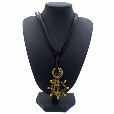 Creative Style Cowhide Retro Ornaments Sweater Chain Long Necklace Rudder Leather Jewelry
Creative Style Cowhide Retro Ornaments Sweater Chain Long Necklace Rudder Leather Jewelry