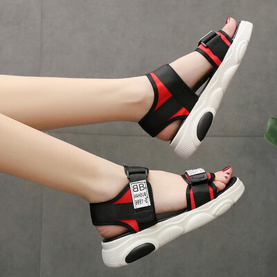 Sandals Female Summer Baitao Flat Bottom Student Rome Sports Thick Bottom White Slim Beach Shoes
Sandals Female Summer Baitao Flat Bottom Student Rome Sports Thick Bottom White Slim Beach Shoes