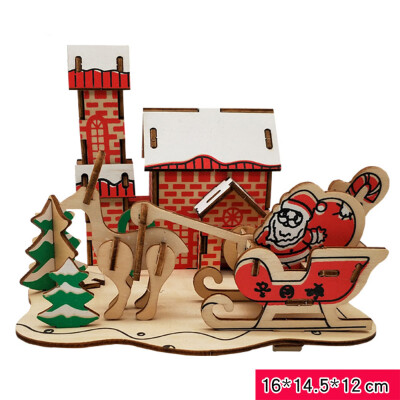Tailored 3D Wooden Puzzle DIY Building Model Dollhouse Style House Jigsaw Puzzle Kid Toys
Tailored 3D Wooden Puzzle DIY Building Model Dollhouse Style House Jigsaw Puzzle Kid Toys