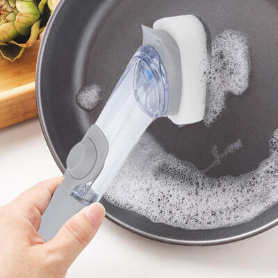 Greensen Automatic Add Detergent Cleaning Brush with 3 Sponge Pads for Restaurant Kitchen Home Use
Greensen Automatic Add Detergent Cleaning Brush with 3 Sponge Pads for Restaurant Kitchen Home Use