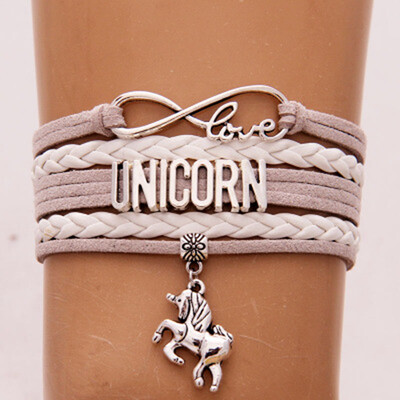Cute Unicorn Bracelet Handmade Rainbow Unicorn Sparkly Charm Bracelet Infinity Love Charm Bangles Best Gift for Girls&Womens
Cute Unicorn Bracelet Handmade Rainbow Unicorn Sparkly Charm Bracelet Infinity Love Charm Bangles Best Gift for Girls&Womens