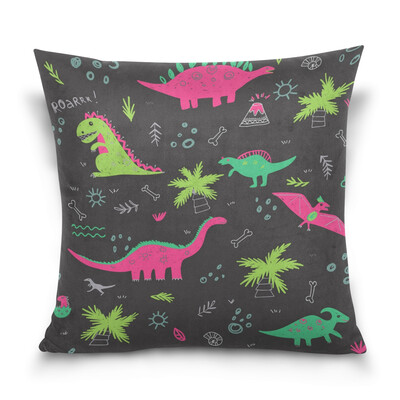 ALAZA Throw Pillow Cover 16 X 16 inch Christmas Gift Cushion Cover with Colorful Dinosaurs Printed Pillowcase
ALAZA Throw Pillow Cover 16 X 16 inch Christmas Gift Cushion Cover with Colorful Dinosaurs Printed Pillowcase