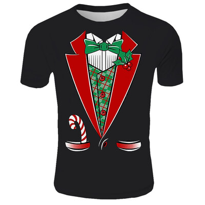 Toponeto Couples 3-D Printed Christmas Short-sleeved Top Fashion Printed Short Sleeves
Toponeto Couples 3-D Printed Christmas Short-sleeved Top Fashion Printed Short Sleeves