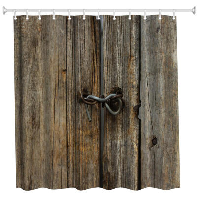 Old Wooden Door Polyester Shower Curtain Bathroom Curtain High Definition 3D Printing Water-Proof
Old Wooden Door Polyester Shower Curtain Bathroom Curtain High Definition 3D Printing Water-Proof