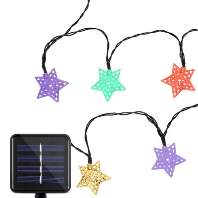 SS - 31 Solar Powered Waterproof 20 LEDs Iron Star String Lamp Home Yard Christmas Decoration
SS - 31 Solar Powered Waterproof 20 LEDs Iron Star String Lamp Home Yard Christmas Decoration