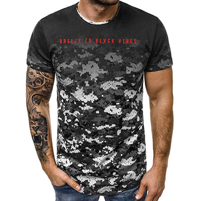 Toponeto Fashion Mens Summer Print Camouflage O-Neck Fit Sport Short Sleeve Top Blouse
Toponeto Fashion Mens Summer Print Camouflage O-Neck Fit Sport Short Sleeve Top Blouse
