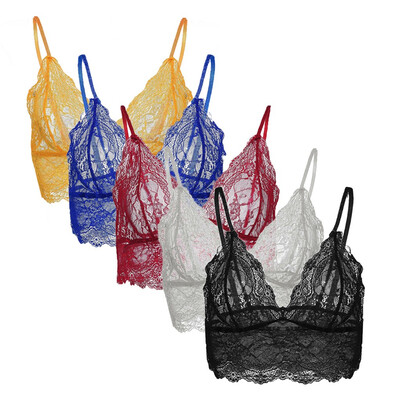 Toponeto 5PC Women Plus Size Lace Vest Crop Wireless Bra Lingerie Sexy V-Neck Underwear
Toponeto 5PC Women Plus Size Lace Vest Crop Wireless Bra Lingerie Sexy V-Neck Underwear