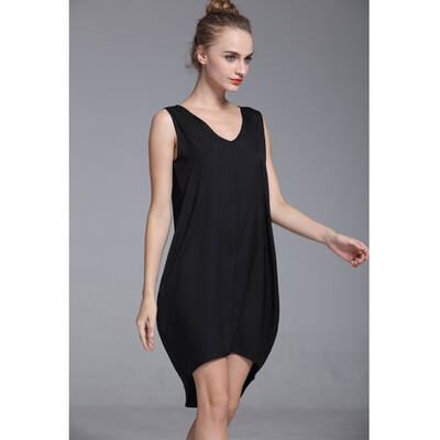 New Fashion Women Tank Mini Dress V Neck High Low Hem Loose Casual Asymmetric Shift Dress BlackGrey
New Fashion Women Tank Mini Dress V Neck High Low Hem Loose Casual Asymmetric Shift Dress BlackGrey