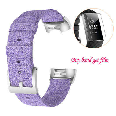 〖Follure〗Replacement Woven Canvas Fabric Watch Band Wrist Strap Film For Fitbit Charge 3
〖Follure〗Replacement Woven Canvas Fabric Watch Band Wrist Strap Film For Fitbit Charge 3