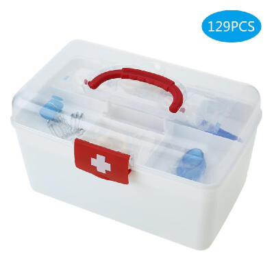 129PCS All Purpose First Aid Kits Box for Home Car Outdoor Family Emergency Medicine Storage Box Organizer Set FDA Approved
129PCS All Purpose First Aid Kits Box for Home Car Outdoor Family Emergency Medicine Storage Box Organizer Set FDA Approved
