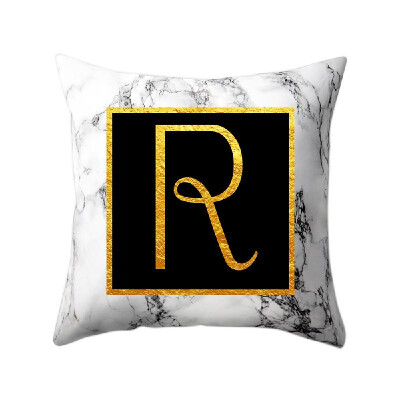 Modern Pillowcases 4545 Gold Alphabet Word Letter White Marble Pattern Pillow Case Super Soft Throw Sofa Bed Cushion Cover Protec
Modern Pillowcases 4545 Gold Alphabet Word Letter White Marble Pattern Pillow Case Super Soft Throw Sofa Bed Cushion Cover Protec