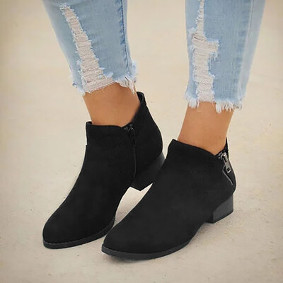 Rose Womens Comfortable Round Toe Thick Heel Hollow Slip On Zipper Shoes Ankle Boots
Rose Womens Comfortable Round Toe Thick Heel Hollow Slip On Zipper Shoes Ankle Boots
