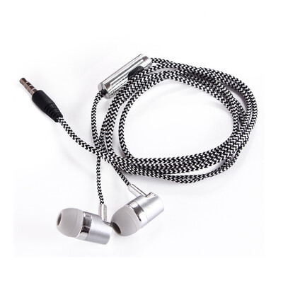 MP3mp4 Roping Stereo 35mm Subwoofer In Ear Earbud 12M Reflective Fiber Cloth Line Metal Earphone
MP3mp4 Roping Stereo 35mm Subwoofer In Ear Earbud 12M Reflective Fiber Cloth Line Metal Earphone
