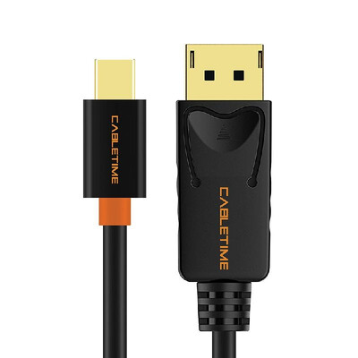 Cabletime Mini Display Port to Display Port Cable DP to DP Thunderbolt to DP HD Cable for HDTV Projector PC
Cabletime Mini Display Port to Display Port Cable DP to DP Thunderbolt to DP HD Cable for HDTV Projector PC