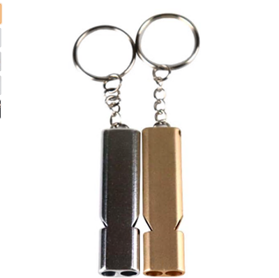 Survival Whistle - Double Tube Outdoor Lifesaving Whistle Aluminum Flat Survival Whistle Two Colors 2
Survival Whistle - Double Tube Outdoor Lifesaving Whistle Aluminum Flat Survival Whistle Two Colors 2
