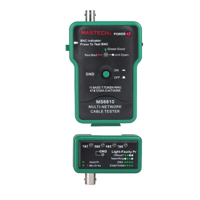 Mastech MS6811 Handheld Network Cable Tester Line Tracker UTP&STP wirer Tester Meter
Mastech MS6811 Handheld Network Cable Tester Line Tracker UTP&STP wirer Tester Meter