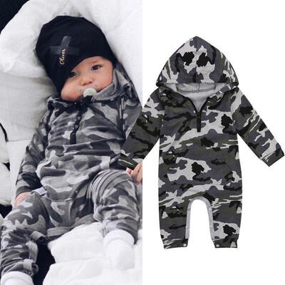 Fashion Newborn Infant Baby Boy Romper Camouflage Hooded Jumpsuit Bodysuit Warm Clothes Outfit
Fashion Newborn Infant Baby Boy Romper Camouflage Hooded Jumpsuit Bodysuit Warm Clothes Outfit