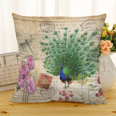 1X Peacock Pillow Case Sofa Bedroom Home Decor Removable And Washable Office Cushion Linen Cushion Cover
1X Peacock Pillow Case Sofa Bedroom Home Decor Removable And Washable Office Cushion Linen Cushion Cover