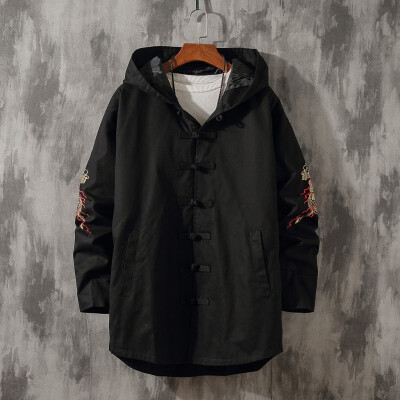 Toponeto Mens New Winter Style Retro Cotton And Hemp Embroidered Cap Coat Large Coat
Toponeto Mens New Winter Style Retro Cotton And Hemp Embroidered Cap Coat Large Coat