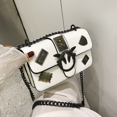 Qiao Bani 2019 new South Korea ins fashion heavy industry badge chain swallow bag shoulder diagonal trend handbags
Qiao Bani 2019 new South Korea ins fashion heavy industry badge chain swallow bag shoulder diagonal trend handbags