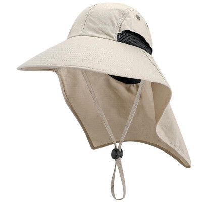 Fishing Cap Wide Brim Unisex Sun Hat with Neck Flap Adjustable Drawstring for Travel Camping Hiking Boating
Fishing Cap Wide Brim Unisex Sun Hat with Neck Flap Adjustable Drawstring for Travel Camping Hiking Boating