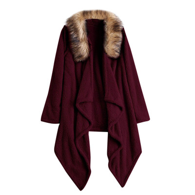 Toponeto Womens Ladies Winter Plush Faux Fur Patchwork Solid Color Asymmetrical Coat
Toponeto Womens Ladies Winter Plush Faux Fur Patchwork Solid Color Asymmetrical Coat