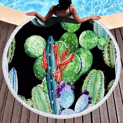 New Fashion Women Large 150150 Microfiber Fabric Bath Towel For Beach Thick Cactus Print Home Decor Round Beach Towel
New Fashion Women Large 150150 Microfiber Fabric Bath Towel For Beach Thick Cactus Print Home Decor Round Beach Towel