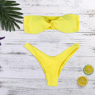 Roseonmyhand Women Solid Tube up Bandage Two Pieces Bikini Swimwear Swimsuit Beachwear
Roseonmyhand Women Solid Tube up Bandage Two Pieces Bikini Swimwear Swimsuit Beachwear