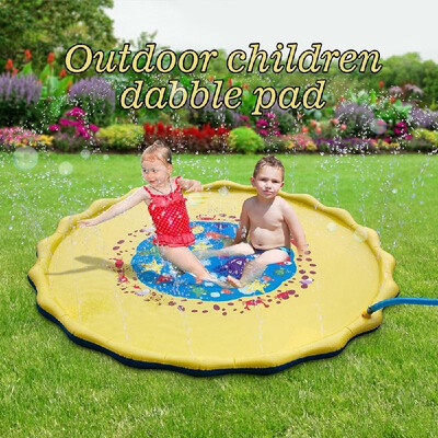PVC Garden Sprinkle Splash Play Mat Inflatable Water Spray Mats Kids Baby Pool Pad Summer Fun Beach Outdoor Mini Pool
PVC Garden Sprinkle Splash Play Mat Inflatable Water Spray Mats Kids Baby Pool Pad Summer Fun Beach Outdoor Mini Pool