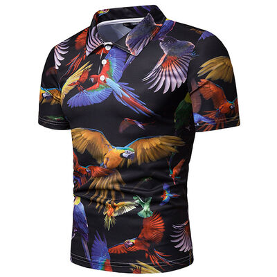 SUNSIOM Hot Men Bird 3D Floral Print Slim Fit Short Sleeve Dress Shirts Casual Tops T-Shirt Tee
SUNSIOM Hot Men Bird 3D Floral Print Slim Fit Short Sleeve Dress Shirts Casual Tops T-Shirt Tee