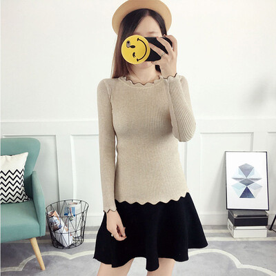 Women Slim Long Sleeve Bottoming Sweater Sexy Tight Knitted Autumn High Elastic Soft Pullovers O neck Sweaters
Women Slim Long Sleeve Bottoming Sweater Sexy Tight Knitted Autumn High Elastic Soft Pullovers O neck Sweaters