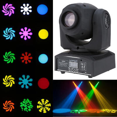 Lixada DMX-512 Mini Moving Head Light 8 Color Changings LED Stage Light with Shapes Automatic Professional 911 Channel Party Disc
Lixada DMX-512 Mini Moving Head Light 8 Color Changings LED Stage Light with Shapes Automatic Professional 911 Channel Party Disc