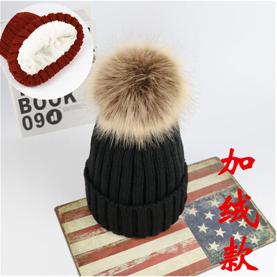 Hat female winter Korean version versatile student imitation raccoon dog fox ball wool cap thickened Plush knitted pullover cap
Hat female winter Korean version versatile student imitation raccoon dog fox ball wool cap thickened Plush knitted pullover cap