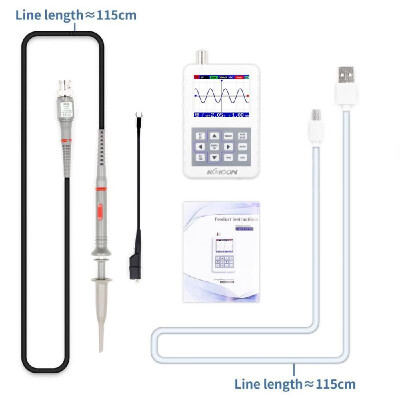 KKmoon 2031H Digital Oscilloscope Handheld Oscilloscope Mini Palm Size Oscilloscope with 30M Bandwidth 200MSs Sampling Rate with
KKmoon 2031H Digital Oscilloscope Handheld Oscilloscope Mini Palm Size Oscilloscope with 30M Bandwidth 200MSs Sampling Rate with