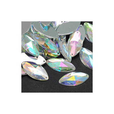Sew on Rhinestone Taiwan Acrylic Rhinestone Two Holes Garment Accessories Faceted Horse Eye Colorful 12x6x3mm Hole 1mm
Sew on Rhinestone Taiwan Acrylic Rhinestone Two Holes Garment Accessories Faceted Horse Eye Colorful 12x6x3mm Hole 1mm