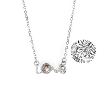With Card LOVE Letter 100 Language I love You Necklace For Women Wedding Letter Necklace Jewelry Drop Shipping
With Card LOVE Letter 100 Language I love You Necklace For Women Wedding Letter Necklace Jewelry Drop Shipping