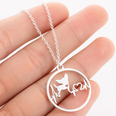 Fashion Jewelry 1PC Popular Creative Paw Heartbeat Cartoon Dog Pendant Necklace Trendy For Women
Fashion Jewelry 1PC Popular Creative Paw Heartbeat Cartoon Dog Pendant Necklace Trendy For Women