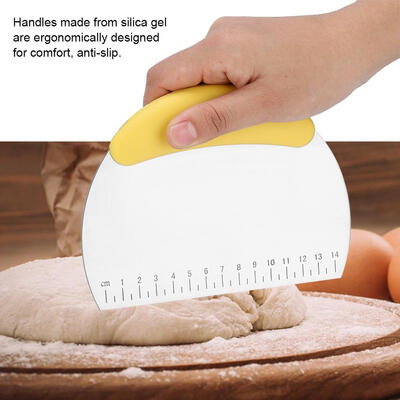 Greensen Multi-Purpose Stainless Steel Dough Pizza Cutter Pastry Griddle Scraper Dough Knife Pizza Cutter Griddle Scraper
Greensen Multi-Purpose Stainless Steel Dough Pizza Cutter Pastry Griddle Scraper Dough Knife Pizza Cutter Griddle Scraper