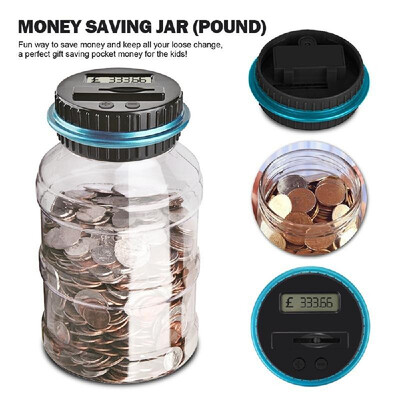 Large Digital LCD Screen Automated Coin Counting Save Money Box Coins Bank Electronic Coin Counting Jar Coin Collection Box
Large Digital LCD Screen Automated Coin Counting Save Money Box Coins Bank Electronic Coin Counting Jar Coin Collection Box