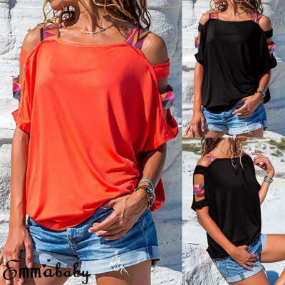 Emmababy Women Shirt Vintage Boho Print Cold Shoulder Tunic Hollow Strap Loose Blouse Tops
Emmababy Women Shirt Vintage Boho Print Cold Shoulder Tunic Hollow Strap Loose Blouse Tops