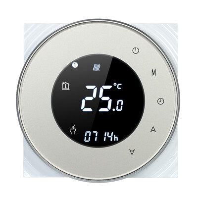Programmable Gas Boiler Heating Thermostat Dry Contact Temperature Controller Touchscreen LCD with Backlight Voice Control Functio
Programmable Gas Boiler Heating Thermostat Dry Contact Temperature Controller Touchscreen LCD with Backlight Voice Control Functio