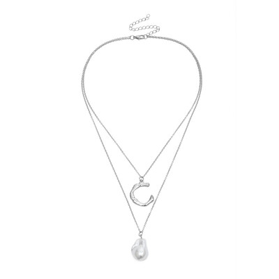 Initial Letters Necklace Women Gold Color Chain C Pearl Fashion Long Necklaces Big Pendant Statement Necklace Collier Femme
Initial Letters Necklace Women Gold Color Chain C Pearl Fashion Long Necklaces Big Pendant Statement Necklace Collier Femme