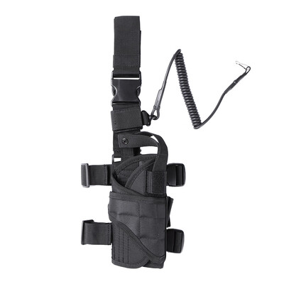 Outdoor Hunting Shooting Gear Holster Thigh Leg Gear Holster Pouch Wrap-around with Coil Lanyard
Outdoor Hunting Shooting Gear Holster Thigh Leg Gear Holster Pouch Wrap-around with Coil Lanyard