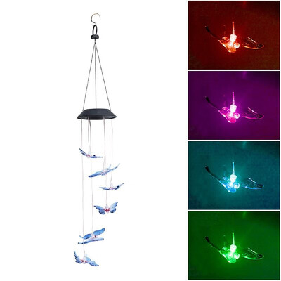 Solar Power Wind Bell Lights Color Changing Wind Chimes Spiral Spinner Portable Wind Mobile Waterproof for Patio Yard Garden Home
Solar Power Wind Bell Lights Color Changing Wind Chimes Spiral Spinner Portable Wind Mobile Waterproof for Patio Yard Garden Home